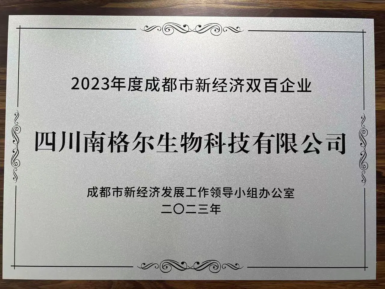 年度成都市新经济双百企业