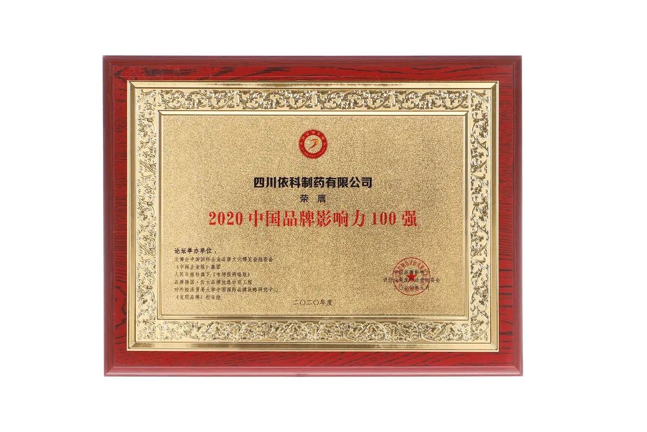 中国品牌影响力100强